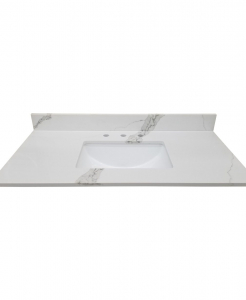 Blizzard White Quartz Vanity Top