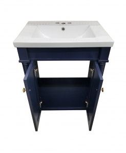 Braxton Navy Blue Vanity & Top