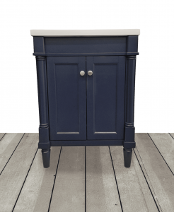 Braxton Navy Blue Vanity & Top