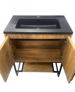 Bronson Oak Vanity & Top Combo  – Closeout