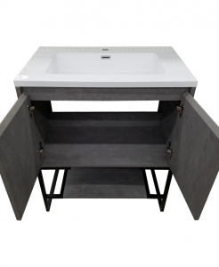 Bronson Grey Vanity & Top Combo – Closeout