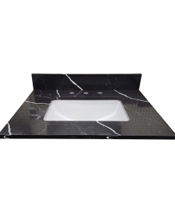 Carbonite Quartz Vanity Top – Closeout