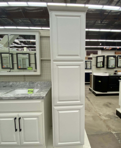Carmel White Maple Linen Cabinet – Closeout