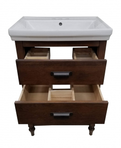 Cherie Dark Walnut Vanity & Top – Closeout