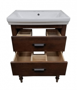 Cherie Dark Walnut Vanity & Top – Closeout
