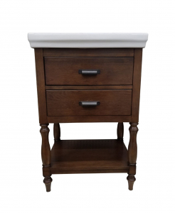 Cherie Dark Walnut Vanity & Top – Closeout
