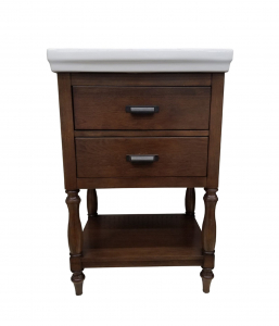Cherie Dark Walnut Vanity & Top – Closeout