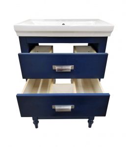 Cherie Royal Blue Vanity & Top – Closeout