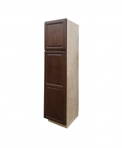 Chocolate Glazed Linen Cabinet