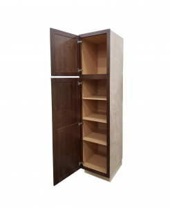 Chocolate Glazed Linen Cabinet