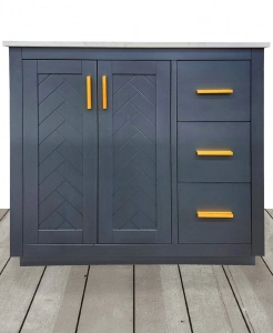 Classic Blue Vanity & Top