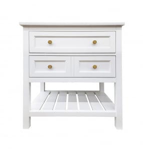 Corry White Vanity & Top Combo