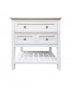 Corry White Vanity & Top Combo