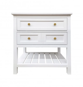 Corry White Vanity & Top Combo