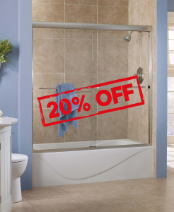 Cove 1/4″ Clear Glass Frameless Standard