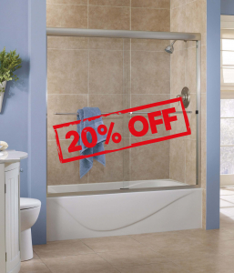 Cove 1/4″ Clear Glass Frameless Standard