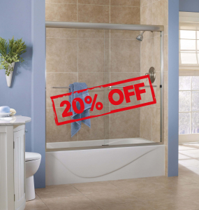 Cove 1/4″ Clear Glass Frameless Standard