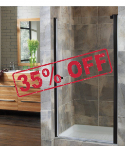 Cove Frameless 1/4″ Hinged Door – Closeout