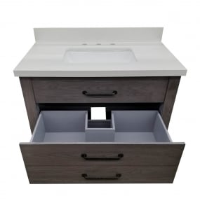 Crestline Grey Vanity – Closeout