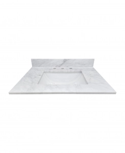 Cygnus Carrara Marble Vanity Top