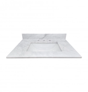 Cygnus Carrara Marble Vanity Top