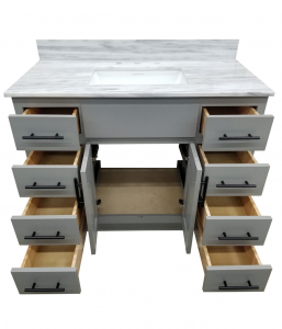 Danville Gray Maple Vanity – Closeout