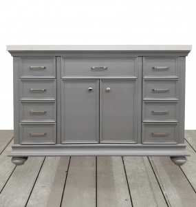 Daphne Grey Vanity & Top Combo – Closeout