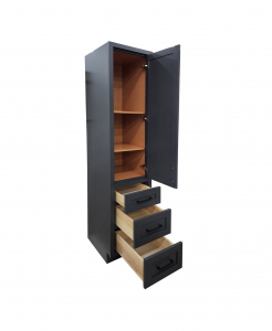 Davola Iron Shaker Linen Cabinet