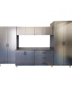 Deluxe Garage Cabinets – Silver