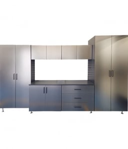 Deluxe Garage Cabinets – Silver