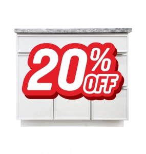 Echo White Vanity – Closeout