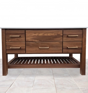 Interlude Walnut Natural Vanity (25% Off!)