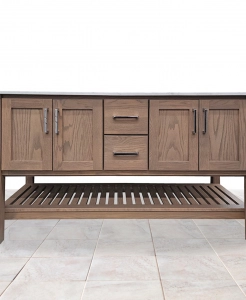 Interlude Oak Driftwood Vanity – Closeout (25% Off!)