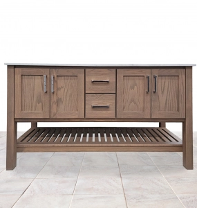Interlude Oak Driftwood Vanity – Closeout (25% Off!)