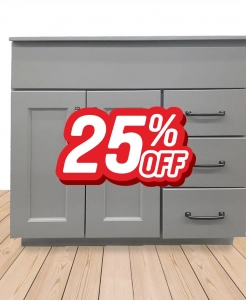 Rentown Limestone Vanity – Closeout  (25% Off!)