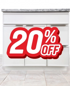 Echo White Vanity – Closeout
