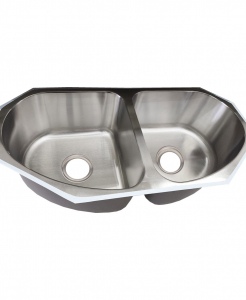 Stainless Steel Undermount Double Arched Kitchen Sink