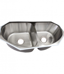 Stainless Steel Undermount Double Arched Kitchen Sink