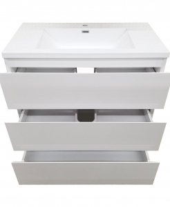 Edison White Vanity & Top