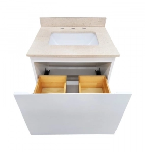Ellis White Vanity & Top Combo  – Closeout