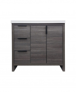 Evana Leached Oak Vanity & Top Combo – Closeout