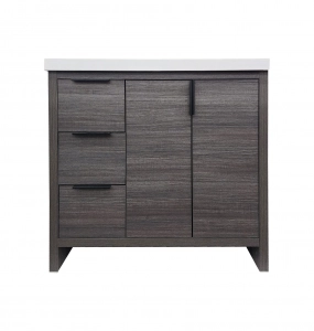 Evana Leached Oak Vanity & Top Combo – Closeout