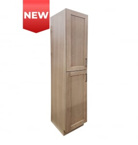Evermore Shaker Oak Linen Cabinet