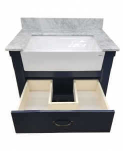 Farmington Blue Vanity & Top – Closeout