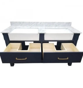 Farmington Blue Vanity & Top  – Closeout