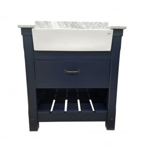 Farmington Blue Vanity & Top – Closeout