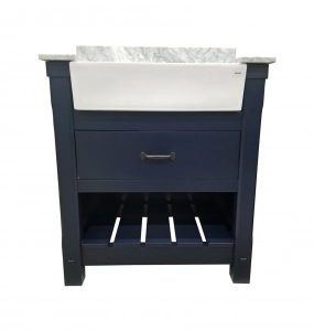 Farmington Blue Vanity & Top  – Closeout