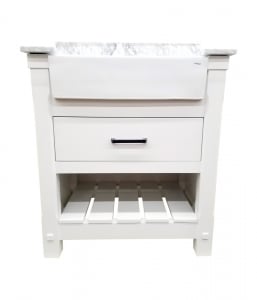 Farmington White Vanity & Top