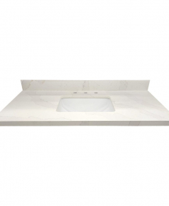 Frost White Quartz Stone Vanity Top