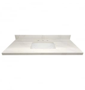 Frost White Quartz Stone Vanity Top